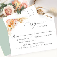 RSVP con/sin comidas, color de piel y verde salado
