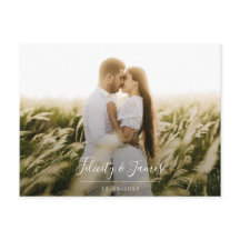 Postal RSVP de boda floral verde leafy