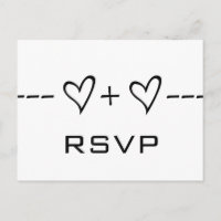 Postal RSVP de ecuación cardíaca emocional