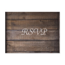 Postal RSVP de simple boda rusa moderna