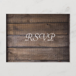 Postal RSVP de simple boda rusa moderna