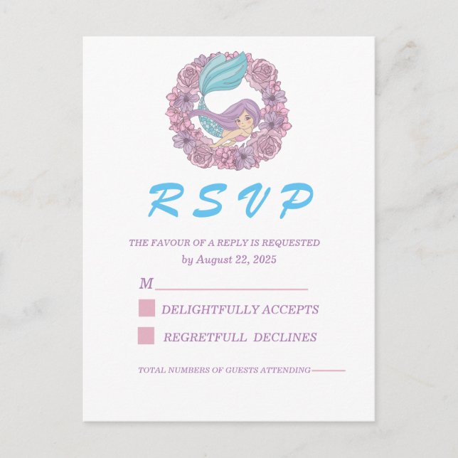 POSTAL RSVP RSVP (Anverso)