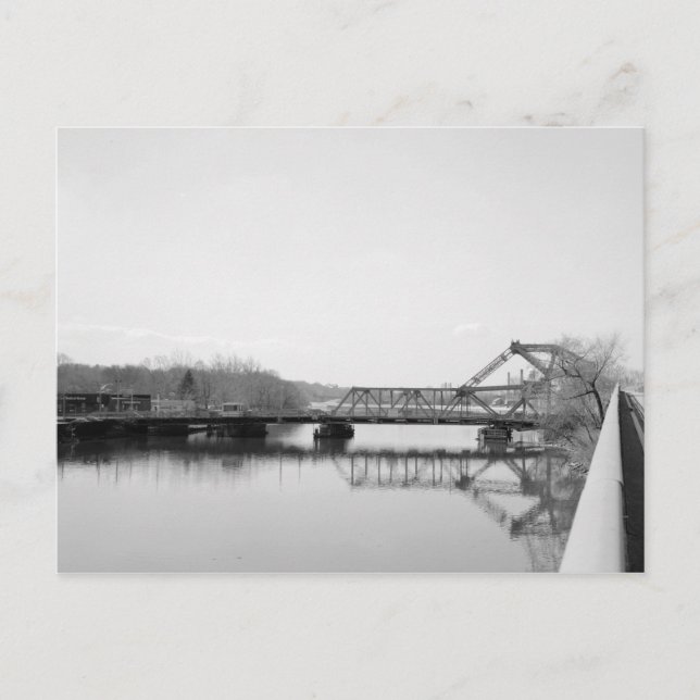 Postal Rte. Puente 7, río Passaic, Belleville, NJ (Anverso)