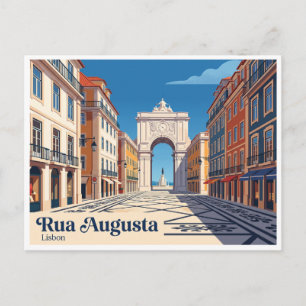 Postal Rua Augusta Lisboa Portugal