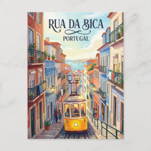 Postal Rua da Bica de Duarte Belo Portugal