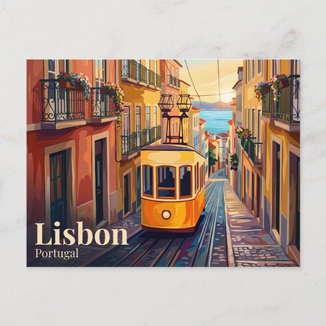 Postal Rua da Bica Portugal (Anverso)