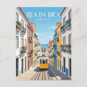 Postal Rua da Bica Portugal