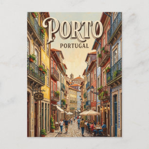 Postal Rua das Flores Portugal