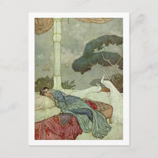 Postal Rubaiyat de Dulac (Anverso)