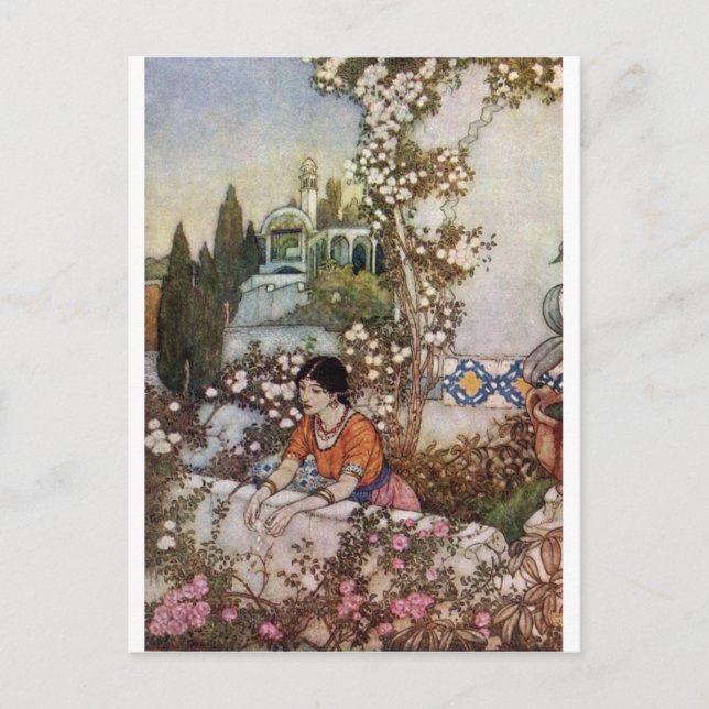 Postal Rubaiyat de Dulac (Anverso)