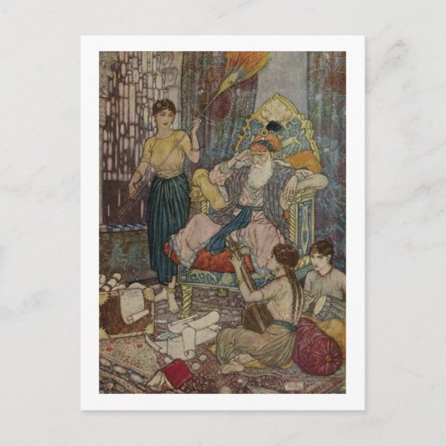 Postal Rubaiyat de Dulac (Anverso)