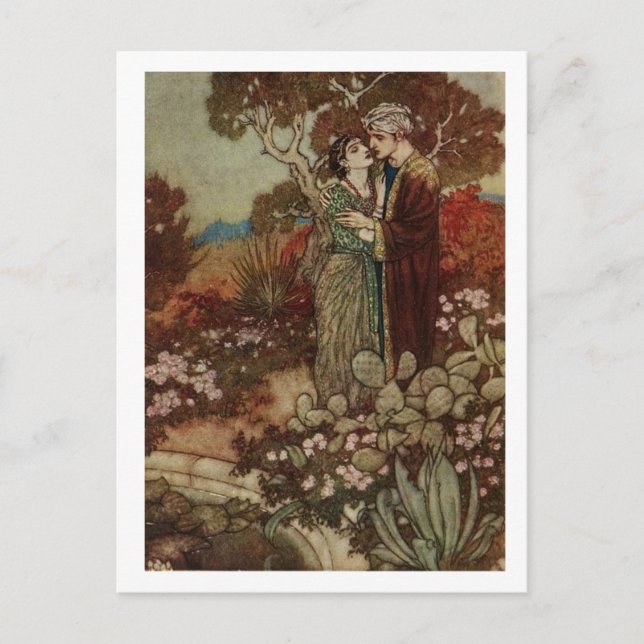 Postal Rubaiyat de Dulac (Anverso)