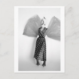 Postal Rubber chicken with wings - Elle - Postcard