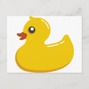 Postal Rubber Duckie Amarillo