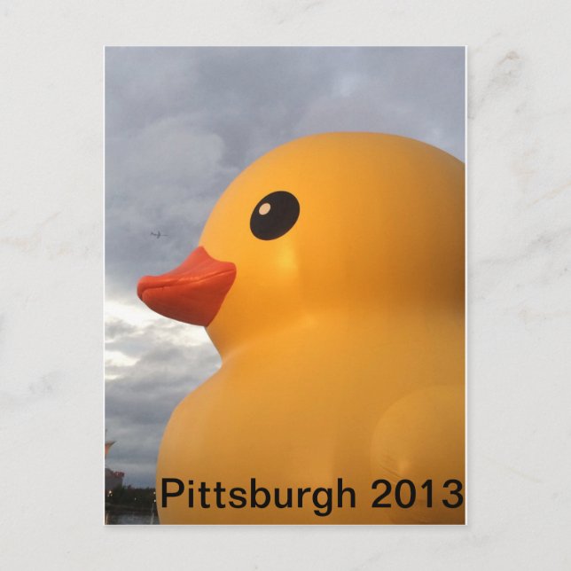 Postal Rubber Ducky Pittsburgh (Anverso)