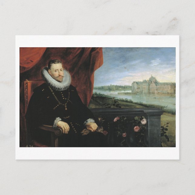 Postal Rubens y Brueghel: Alberto de Austria (Anverso)
