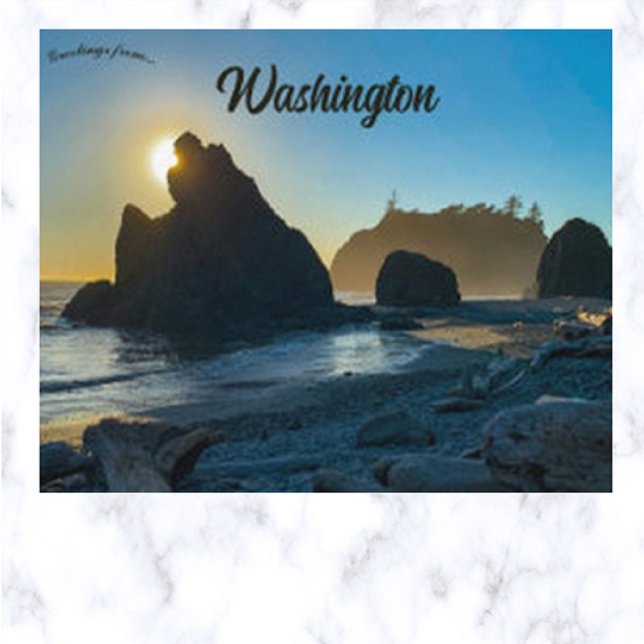 Postal Ruby Beach Washington USA (Subido por el creador)