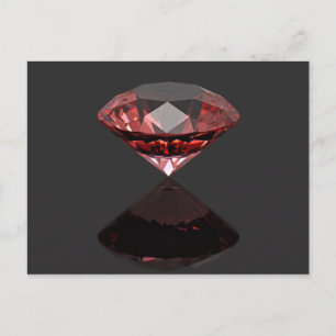 Postal Ruby de diamante rojo