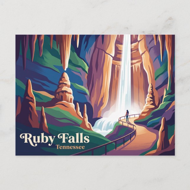 Postal Ruby Falls Tennessee (Anverso)