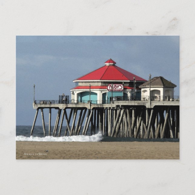 Postal Ruby's Diner - Huntington Beach Pier (Anverso)