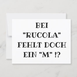 Postal RUCOLA Fun