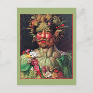 Postal Rudolf II por Giuseppe Arcimboldo
