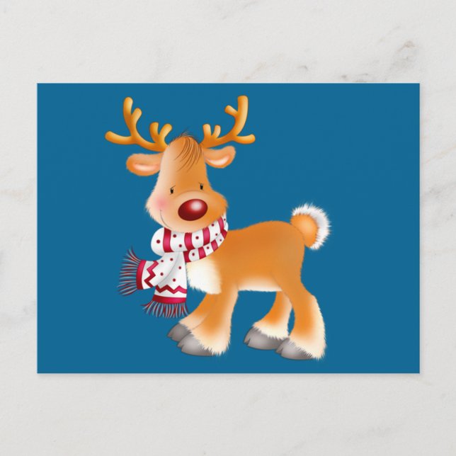 Postal rudolph personalizado (Anverso)