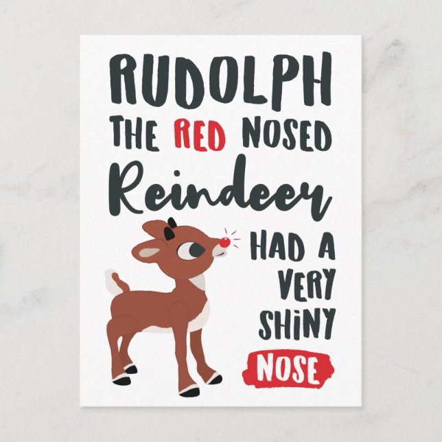 Postal Rudolph Reno Clásico (Anverso)