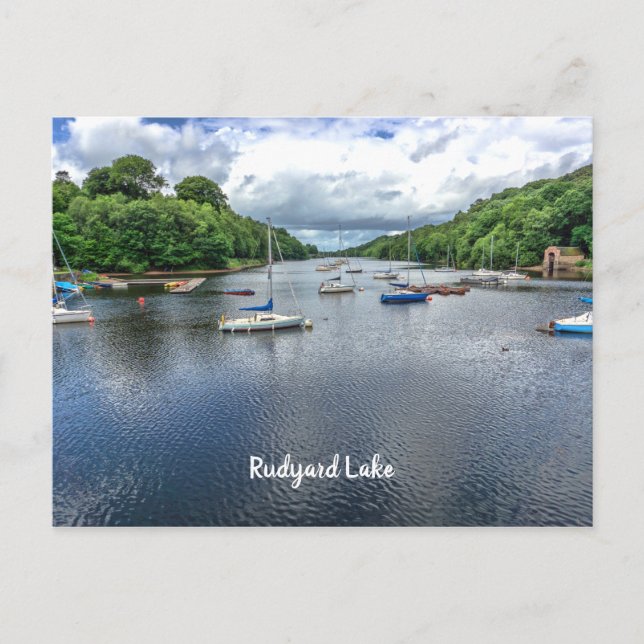 Postal Rudyard Lake Staffordshire UK Scenic View (Anverso)