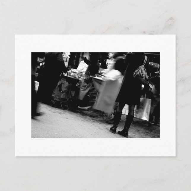 Postal Rue Daguerre Paris homenajea a Agnes Varda 1postal (Anverso)