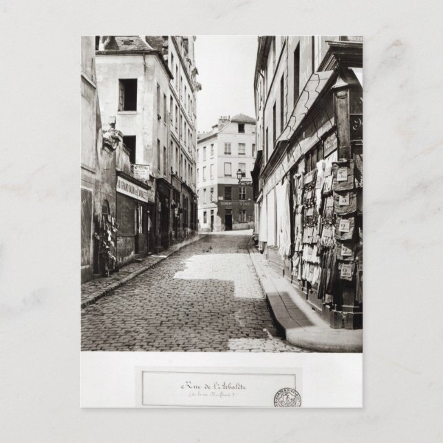 Postal Rue de l'Arbalete (Anverso)