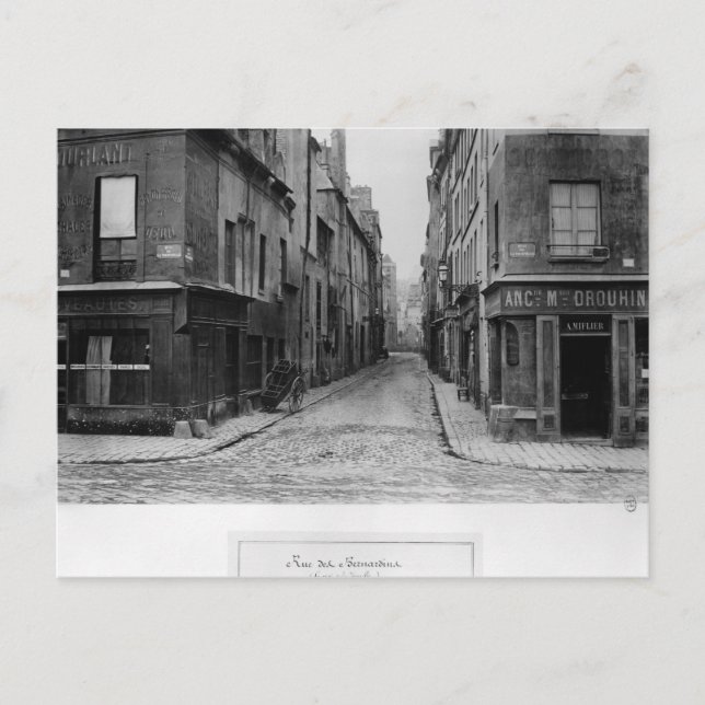 Postal Rue des Bernardins (Anverso)