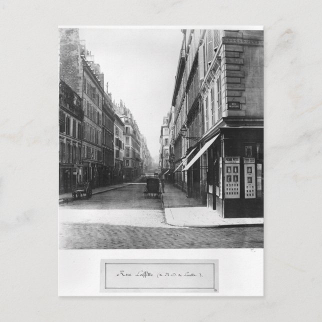 Postal Rue Laffitte (Anverso)