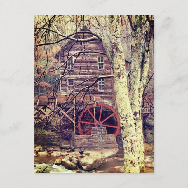 Postal Rueda de agua (Anverso)