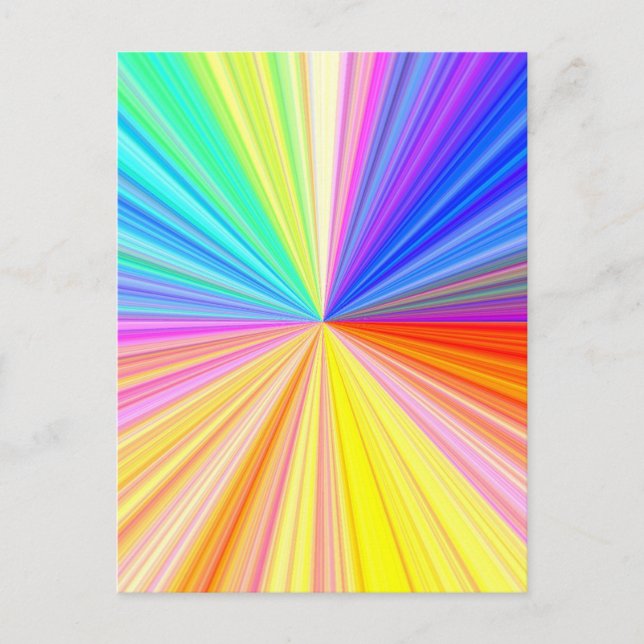 Postal Rueda de color ART101 (Anverso)