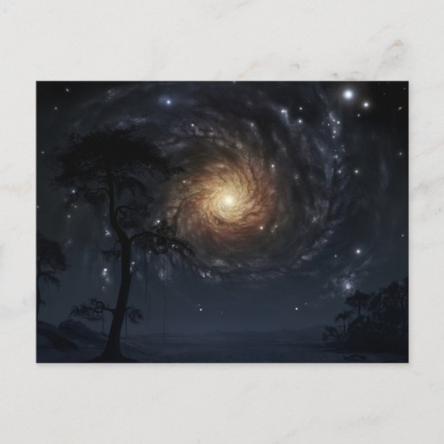 Postal Rueda de fuego (Anverso)