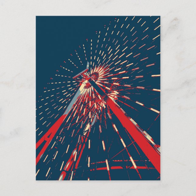 Postal Rueda de la fortuna (Anverso)