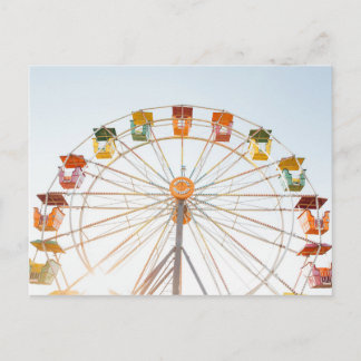 Postal Rueda de la fortuna de la feria estatal