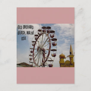 Postal Rueda de la fortuna en el Palace Playland Old Orch