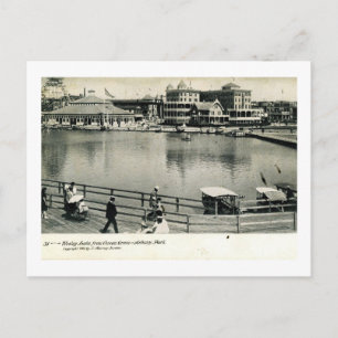 Postal Rueda de la fortuna, lago Wesley, Parque Asbury, N