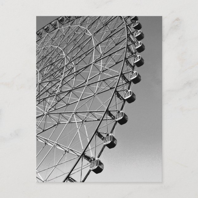 Postal Rueda de la fortuna: Tokio (Anverso)