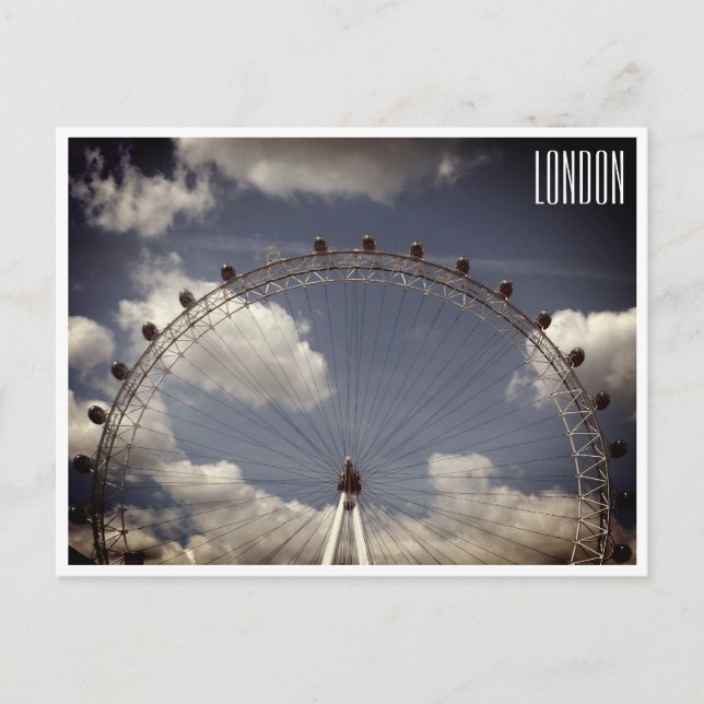 Postal rueda de londres (Anverso)