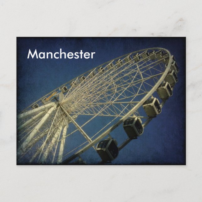 Postal Rueda de Manchester (Anverso)