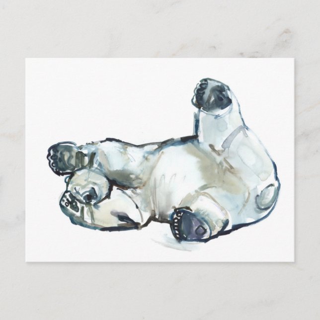 Postal Rueda de nieve (Anverso)