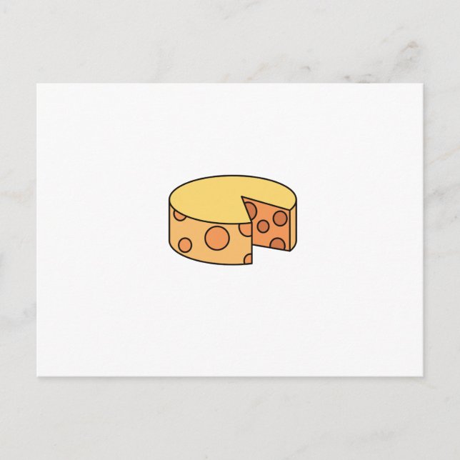 Postal rueda de queso (Anverso)