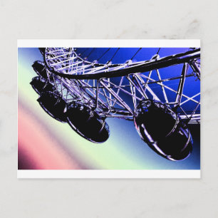 Postal rueda del milenio Arte digital de Londres