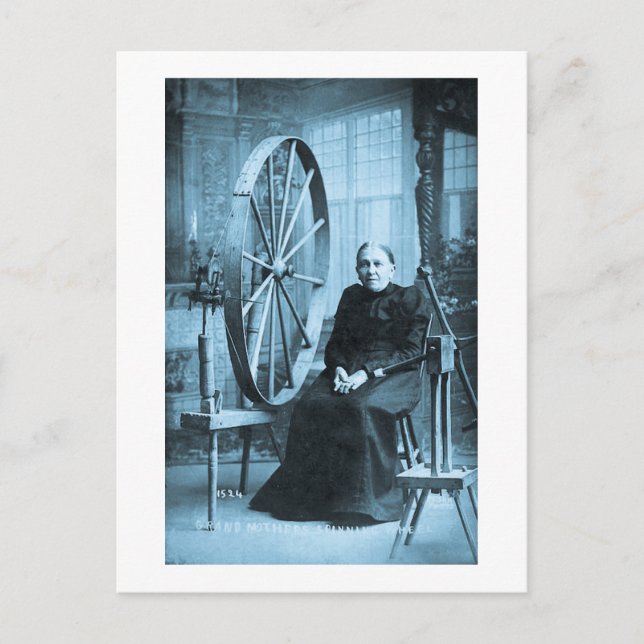 Postal Rueda giratoria de la abuela Louis Pesha (Anverso)