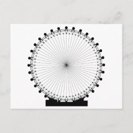 Postal Rueda grande del suelo aéreo