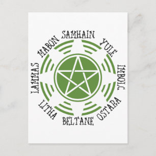 Postal Rueda pagana del año