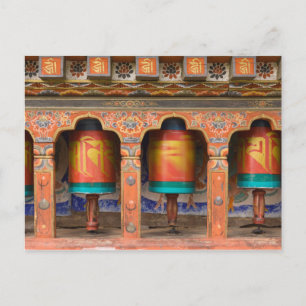 Postal Ruedas de Oración Giratorias